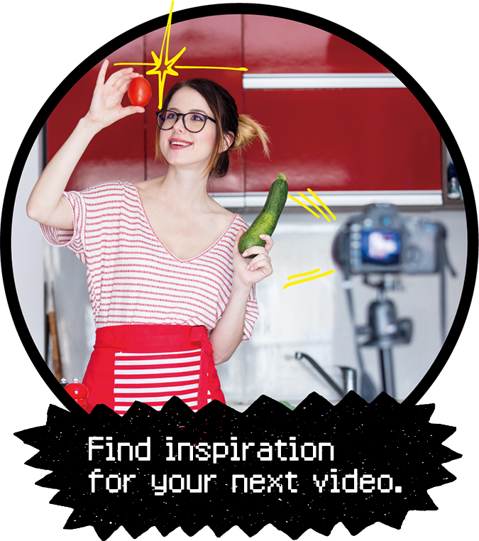 You might even be able to find inspiration for your next video.